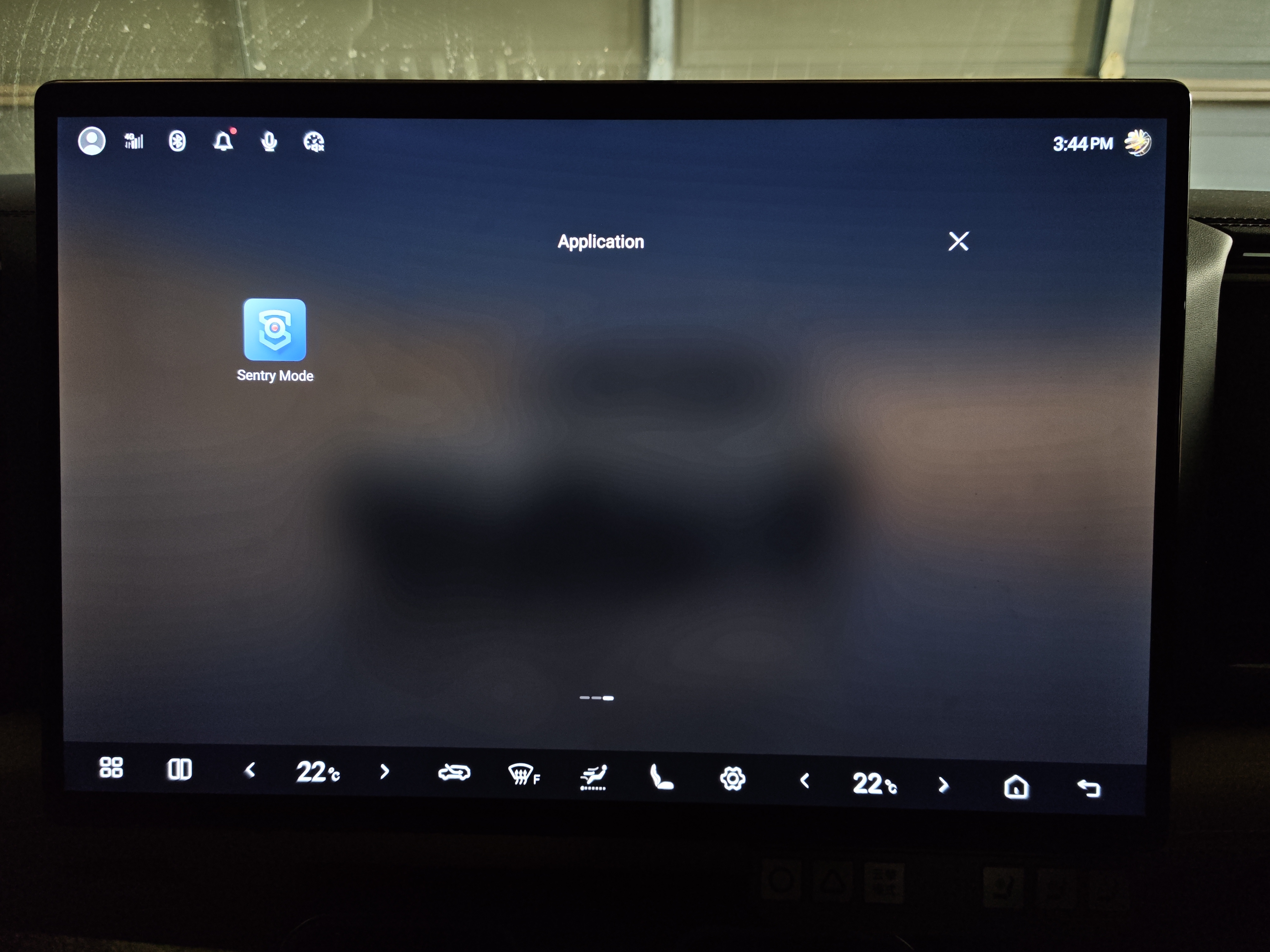 Sentry mode in app drawer